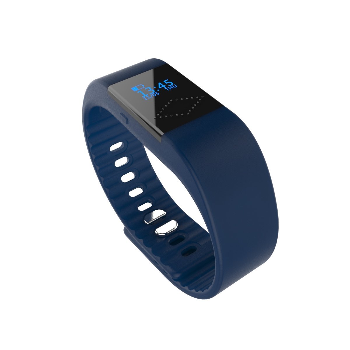 YIDA sed4f WB02 Smart Bracelet, Pedometer Calorie Sleep Monitor, Call Reminder, Remote Camera, Waterproof, Bluetooth, Wristband Fitness Tracker - Dark blue