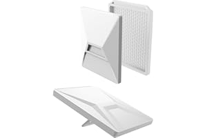 STARSIKI Starlink Mini Protective Cover Case,Shockproof,Weatherproof,Signal-Safe Cover,Precision Fit,Non-Slip Silicone Accessory Designed for Starlink Mini Dish,for RV,Camping, Hiking,Travel(White)