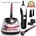Automatic Makeup Brush Cleaner, Super-Fast Electric Spinner Cleaner & Dryer with 8 Rubber Collars Tools, Suitable for Most Makeup Brushes