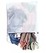 HOPDAY Wash Bags, Delicates Mesh laundry Bags, Super Premium Quality Bra lingerie Protection Washing Drying Bag with Rust Proof Flow Zipper, Set of 6 (3 Medium & 3 Large)-Black & White