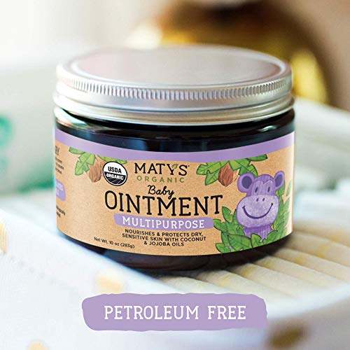 Maty's Organic Multipurpose Baby Ointment PetroleumFree Diaper Cream