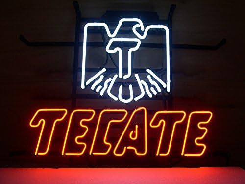 New Cerveza Tecate Real Glass Neon Light Sign Home Beer Bar Pub Recreation Room Game Room Windows Garage Wall Sign L68