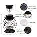 TAKE ME Solar Lantern, Metal & Glass Outdoor Garden Lights,Waterproof Decorative Lamp Color Changing Twinkling Crackle Lights