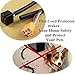 Cacovedo Dog Cat Cord Protector - 30 ft Chew Proof Cord Protector Electric Wires Covers Protect Wires from Chewing Through Safe Around Rabbits, Cats and Other Pets- Outside Diameter 15.8mm