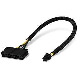 COMeap 24 Pin to 6 Pin ATX PSU Power Adapter Cable