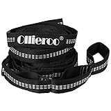 Ollieroo Hammock Straps Hammock Tree Straps 100% No Stretch Suspension System Kit Camping Hammock Security Accessories