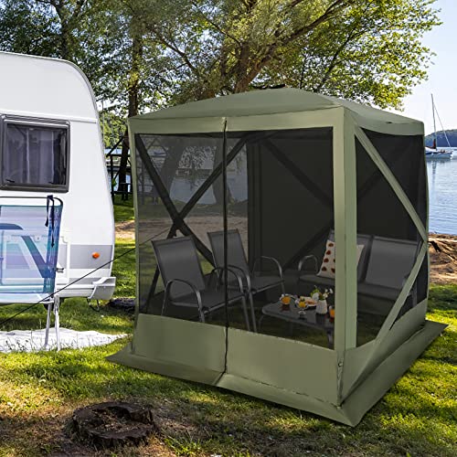 Tangkula 6.7x6.7 Ft Pop Up Gazebo Review: Instant Screen Tent for Camping & Backyard image 11