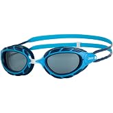 Zoggs Junior Predator Anti-Fog UV Protection Adjustable Strap No-Leak Comfortable Soft Silicone Swimming Goggles, 6-14 Years
