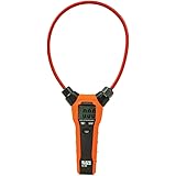 Klein Tools CL150 Clamp Meter, AC Electrical Tester with 18-Inch Flexible Clamp, True RMS Readings, Auto Ranging and More