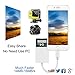 SD Card Reader, 3 in 1 Lightning to USB Camera Connection Kit SD/TF Card Reader, Trail Game Camera SD Card Reader, Lightning to USB 2.0 Female OTG Adapter Cable for iPhone & iPad