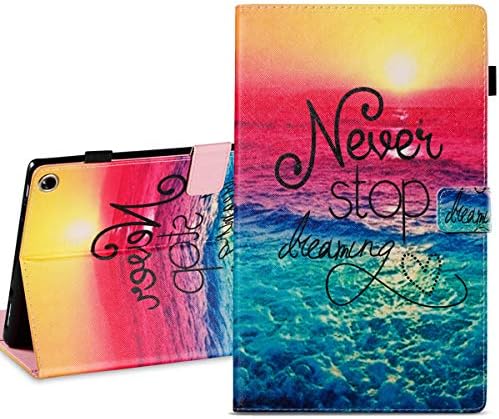 All-New Amazon Kindle Fire HD 10 Case Cover(2017/2015) - Auto Wake/Sleep Slim Folding Slim Fit PU Leather Protective Cover Shell for Amazon Kindle Fire HD 10,Dream catching