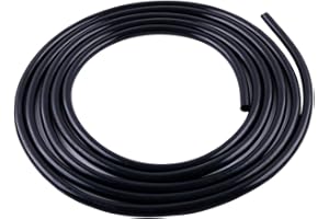 OHOB-COOL Silicone Vacuum Line Tubing Hose,6mm（1/4 Inch）,5 Ft(1.5M),High Temperature For Auto Replacement,Turbochargers,etc