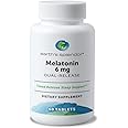 Earth's Splendor Melatonin 6 MG Bilayer Tablets, Sleep Aid Supplement, 60 Count - 2 Month Supply
