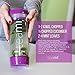 FRUIT INFUSER Water Bottle Tumbler with a Lid | 100% BPA FREE | Our Best Infusion Bottles for Infused Fruit, Smoothies, Tea, and Coffee | Double Walled Mug, Hot & Cold (20 Ounces, Purple)