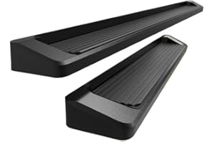 APS Premium Running Boards 6in Black Compatible with Dodge Mercedes-Benz Sprinter 10-25