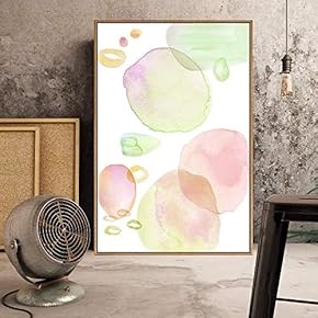 Floating Framed Canvas Wall Art for Living Room, Bedroom Watercolor Canvas Prints for Home Decoration Ready to Hang - 16x24 inches