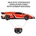 QUN FENG Electric RC Car-Lamborghini Veneno Radio Remote Control Vehicle Sport Racing Hobby Grade Licensed Model Car 1:24 Scale for Kids Adults (Orange)