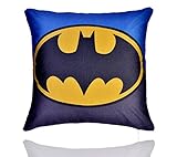 REINDEAR 18'' X 18'' Comics Superhero Cotton Linen Decorative Pillow Cover Cushion Case (Batman)