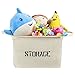Lukher Cotton Storage Basket Bin and Organizer with Handles for organizing the Nursery,Beauty Products,Office Supplies,Gift Baskets,Baby Toys,Kids Toys,Baby Clothing