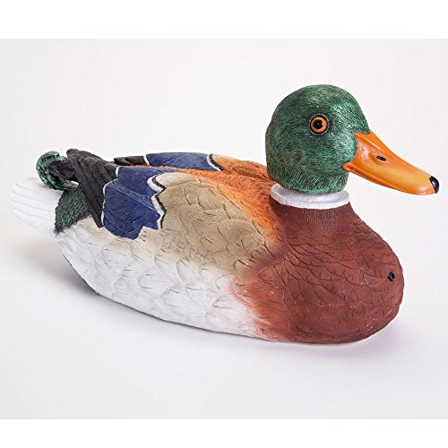 Bits and Pieces - Motion Sensor Duck - Weather Resistant, Hand Painted Life-size Polyresin Sculpture - Will Quack At Passersby Bits and Pieces - Motion Sensor Duck - Weather Resistant, Hand Painted Life-size Polyresin Sculpture - Will "Quack" At Passersby