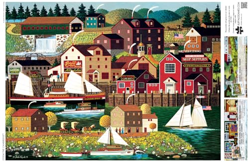 Buffalo Games - Charles Wysocki - The Cambridge - 1000 Piece Jigsaw Puzzle for Adults -Challenging Puzzle Perfect for Game Nights - Finished Size is 26.75 x 19.75