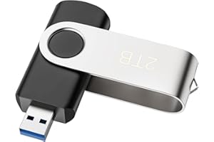 USB Flash Drive 2TB Portable Thumb, High-Speed Memory Stick, Large Storage 2000G External Jump, Swivel Design for PC/Laptop/C