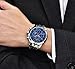 Mens Watches Fashion Sports Quartz Watch Stainless Steel Silver with Gold Strap Top Brand Luxury Simple Style Business Watch Waterproof 30M
