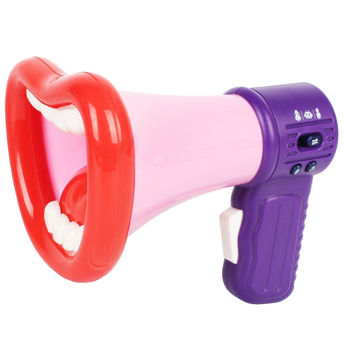 FeiWen Kids Voice Changer Toy Trumpet Megaphone And Recording Microphone, For Boys And Girls, Parties,Christmas, Events (red)