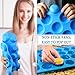 Joyoldelf Large Mini Muffin Pans - 24 Cup Silicone Bakeware Non Stick Muffin Tray, Bonus 100Pcs Random Paper Baking Cups Cupcake Liners