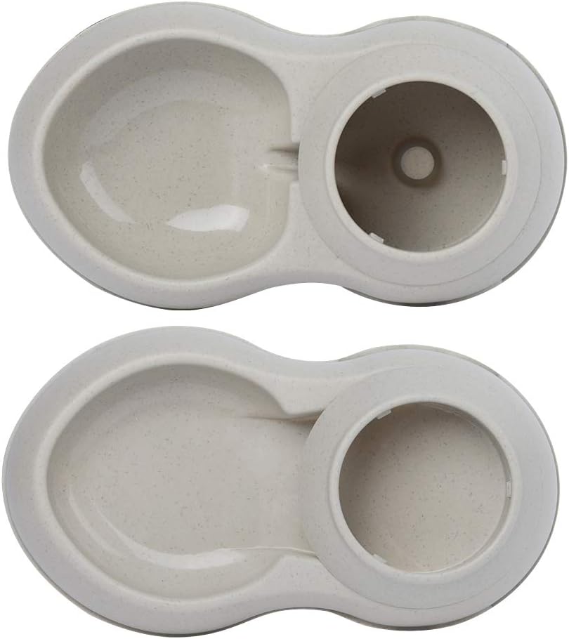 Kitchen & Dining : BLUERISE Automatic Pet Feeder Small Medium Pets Automatic Food Feeder and Waterer Set 1 Gal Travel Supply Feeder and Water Dispenser for Dogs Cats Pets Animals Gravity Dog Water Fountain : 