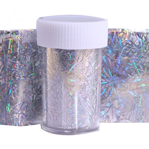 OVERMAL Design Nail Art Foil Stickers Transfer Decal Tips Manicure (#6)