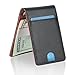 YOOMALL Slim Money Clip Wallets for Men Front Pocket Wallet Card Holder (black & brown (upgrades))