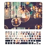 TOP CASE – 2 in 1 Bundle Deal Graphics Rubberized Hard Case + Keyboard Cover Compatible with Apple MacBook Pro 15