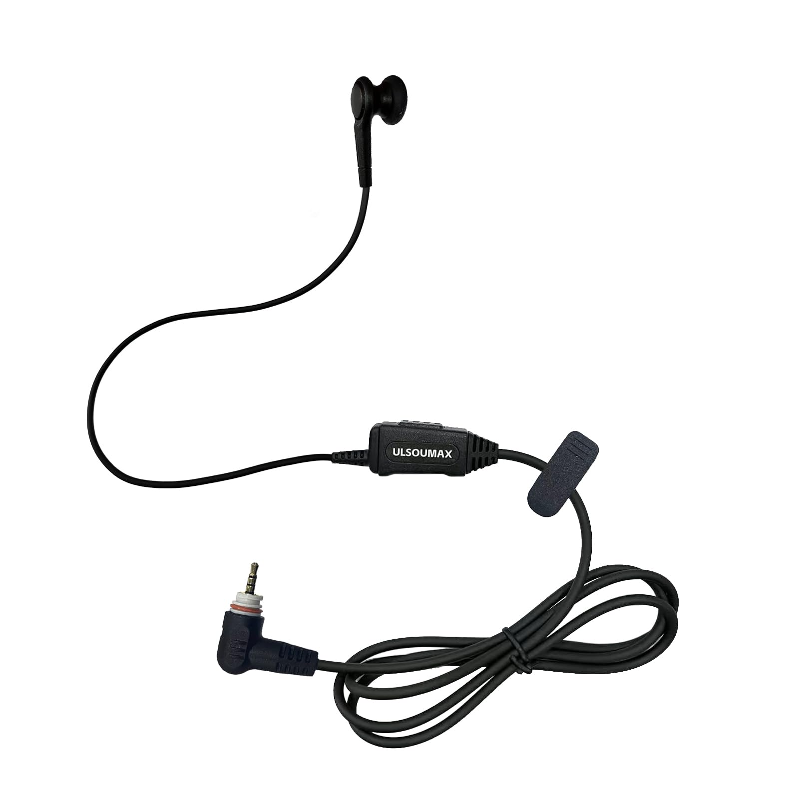 ULSOUMAX Walkie Talkie Earphones Compatible with Motorola SL300 SL1600 SL2600 SL4000 SL7550 DLR110 SL1K SL1M Digital Radio, Acoustic Headset with PTT Mic Button