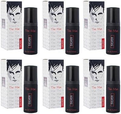 Crimson Kangaroo Mens The Man Silver Milton Lloyd EDT 6x50ml Fragrance Set
