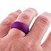 Flexible Silicone Wedding Ring for Active Men PREMIUM Non Bulky Medical Grade Skin Safe & Comfort Fit Band