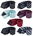 Set of 7 Elegant Neck Ties By Mens Collections - Multiple Sets to Chose From