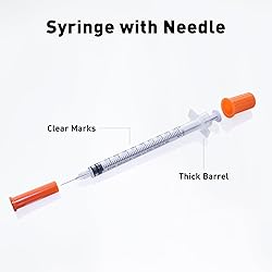 U-100 1ml 31 Gauge 5/16" Syringe, Individually