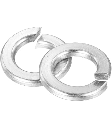 PATIKIL M6 Split Lock Washers – 30-Pack 304 Stainless Steel Spring Washers (6mm ID, 9.5mm OD, 1.6mm Thick) For Bolts And Screws