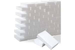 Trendbox 50 Pack Melamine Sponges Magic Cleaning Sponges in Bulk Melamine Foam for Dishes Eraser Sponges for Cleaning