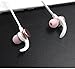SAN.COMO Bluetooth Headphones,Wireless Earbuds Sweatproof Earphones Magnetic Attraction Stereo Headphones for Running Workout Gym Noise Cancelling (Gold)