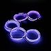 SOLMORE 5 X 1 Metre EL Wire Neon Glowing Strobing Light Waterproof LED Strip Electroluminescent Wire Kit for Halloween Party Xmas Indoor Outdoor Decoration (Purple)