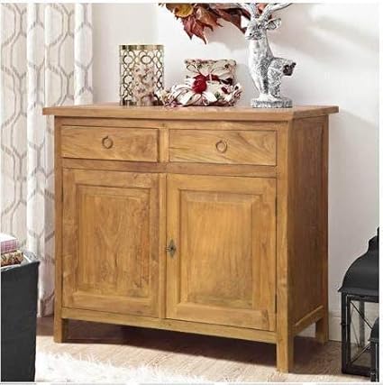 New Shilpi Handicrafts Pure Teak Wood Cabinet Storage Cabinet