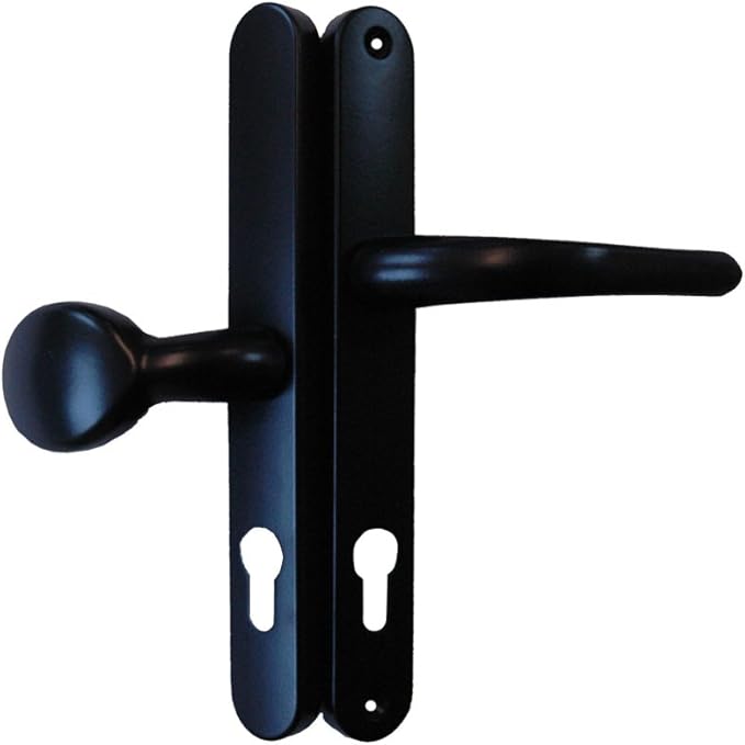 Vita Lever Pad Offset Upvc Door Handle 92pz And 62pz Black Amazon.co