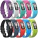 Band for Garmin Vivofit 1 / Vivofit2, Soft Silicone Replacement Watch Band Strap for Garmin Vivofit 1 / Vivofit 2 Activity Tracker, Small, Large, Ten Colors