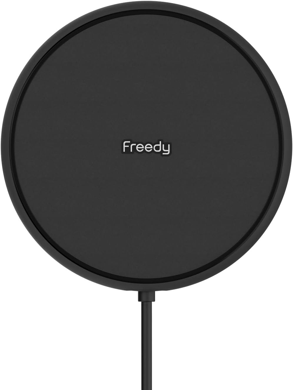 Freedy 10W Qi Certified Wireless Charger Pad Designed for Qi-Enabled Phones - [Qi-Certified & Fast] - Black