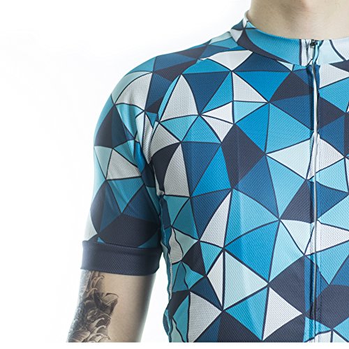 Racmmer Mens Breathable Short Sleeve Cycling Jersey Ultra-Light Cycling Clothing - Thumbnail 7