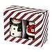 Santa and Snowman Christmas Salt and Pepper Shaker Set, 4-inch