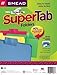 Smead Erasable SuperTab File Folder, Erasable Oversized 1/3-Cut Tab, Letter Size, Assorted Primary Colors, 24 per Pack (10480)