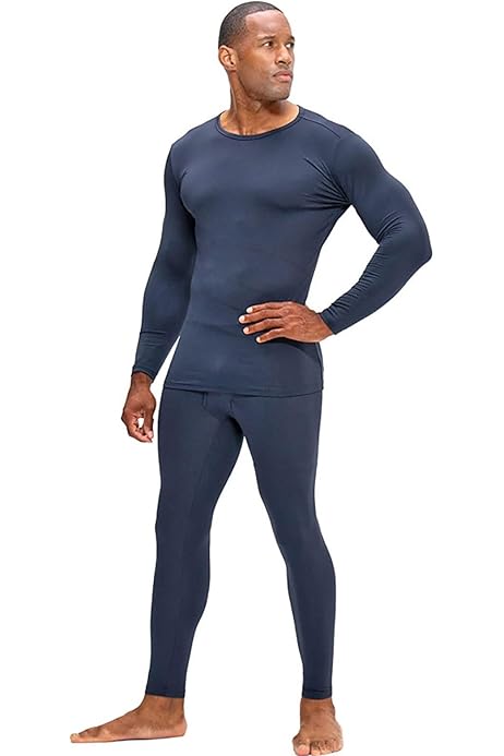 Cuddle Duds Women PERZOE Women'S Thin Long Johns Set Elastic Body